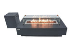 Elementi Hampton Outdoor Fire Table - Dark Gray - Viva Alfresco