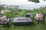 Elementi Hampton Outdoor Fire Table - Dark Gray - Viva Alfresco