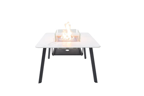 Elementi Helsinki Marble Porcelain Dining Table - Viva Alfresco