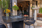 Elementi Koln Marble Porcelain Bar Table - Viva Alfresco