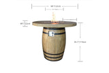 Elementi Lafite Fire Pit Bar Table - Viva Alfresco