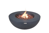 Elementi Lunar Bowl Fire Table - Dark Gray - Viva Alfresco