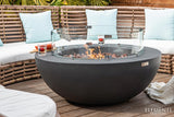 Elementi Lunar Bowl Fire Table - Dark Gray - Viva Alfresco