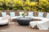 Elementi Lunar Bowl Fire Table - Dark Gray - Viva Alfresco