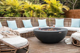 Elementi Lunar Bowl Fire Table - Dark Gray - Viva Alfresco