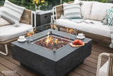 Elementi Manhattan Fire Table - Dark Gray - Viva Alfresco