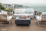 Elementi Manhattan Fire Table - Dark Gray - Viva Alfresco