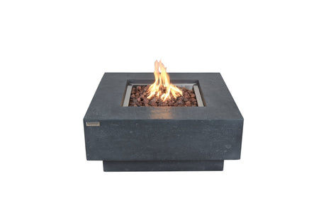 Elementi Manhattan Fire Table - Dark Gray - Viva Alfresco