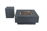 Elementi Manhattan Fire Table - Dark Gray - Viva Alfresco