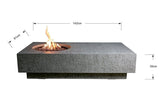 Elementi Metropolis Fire Table - Light Gray - Viva Alfresco