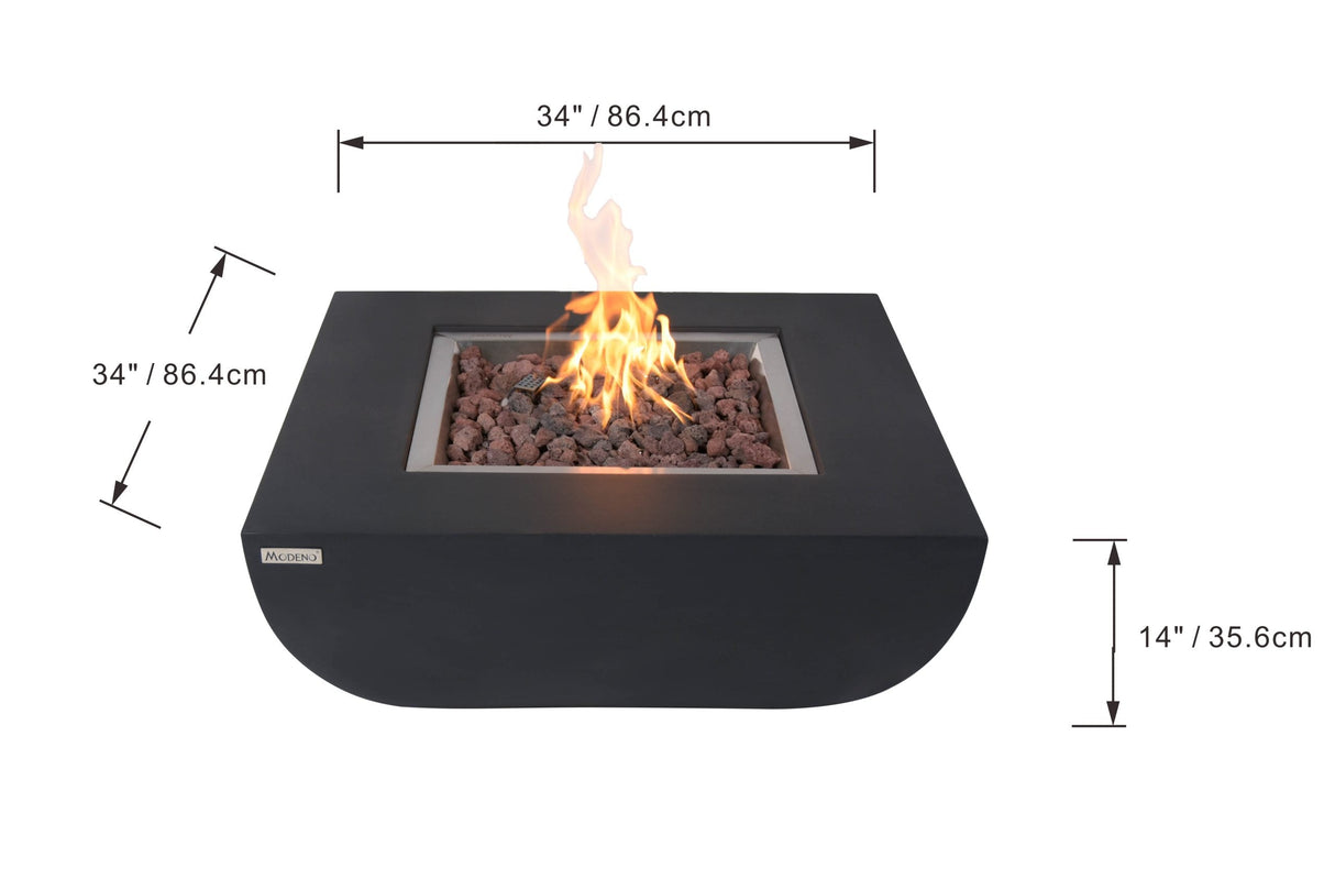 Elementi Modeno Aurora Fire Table - Viva Alfresco