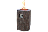 Elementi Modeno Basalt Column Fire Pit - Viva Alfresco