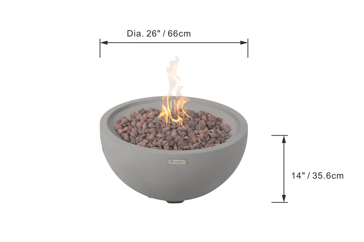 Elementi Modeno Nantucket Fire Bowl - Viva Alfresco