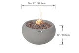 Elementi Modeno Newbridge Fire Bowl - Viva Alfresco