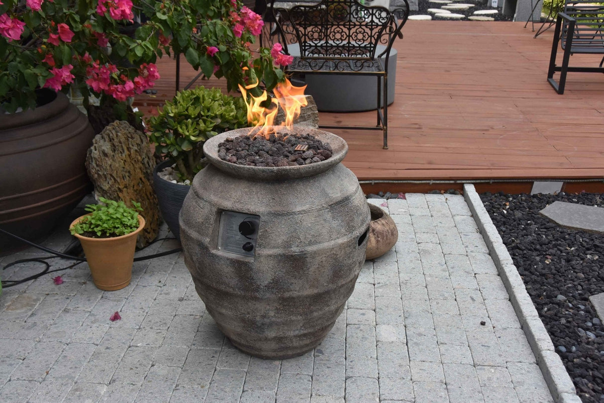 Elementi Modeno Pompeii Fire Pit Column - Viva Alfresco