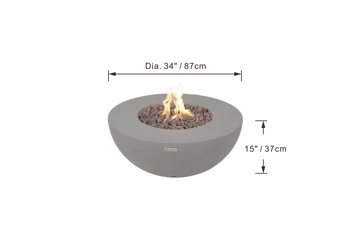 Elementi Modeno Roca Fire Table - Viva Alfresco