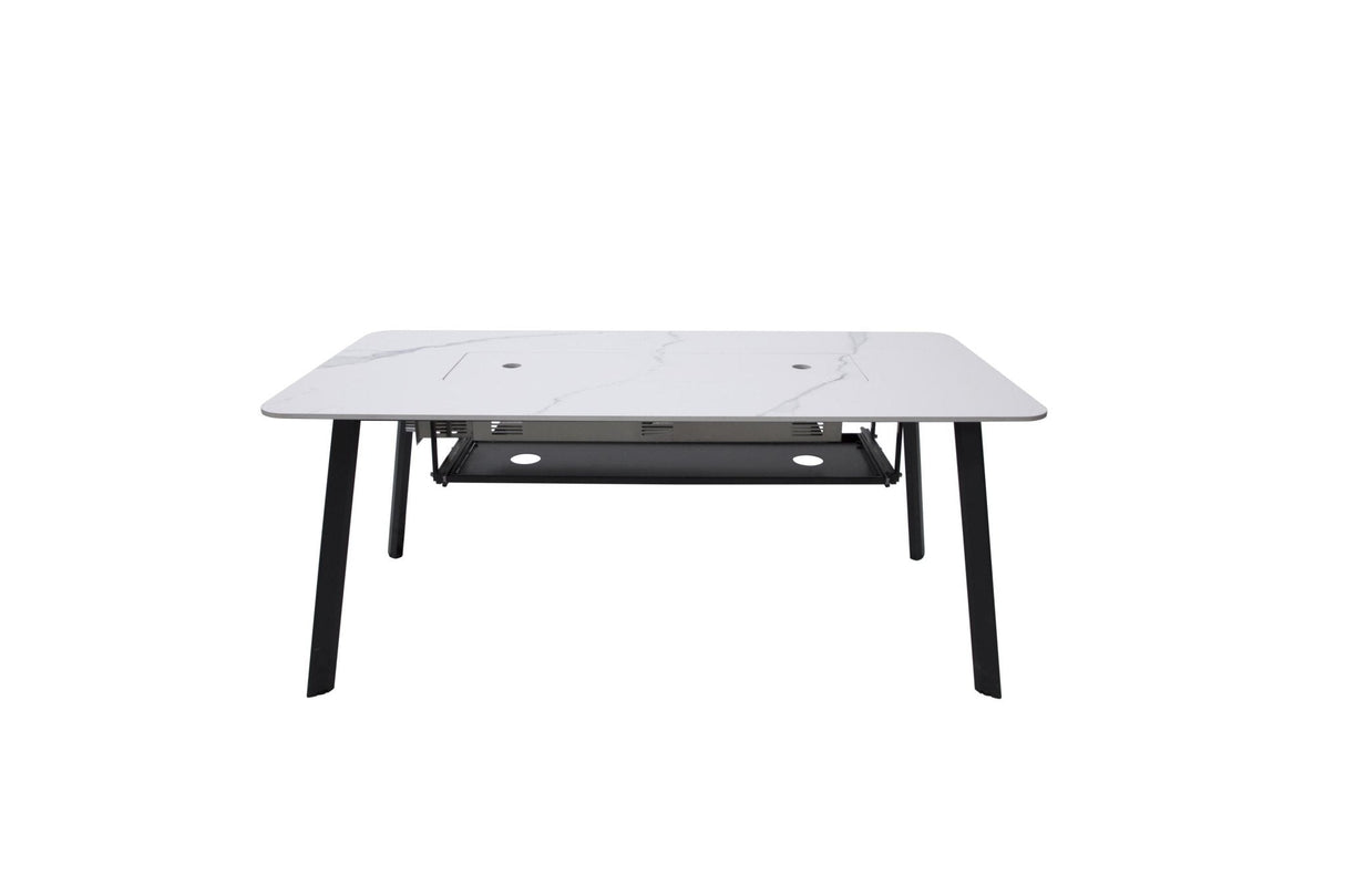 Elementi Oslo Marble Porcelain Dining Table - Viva Alfresco