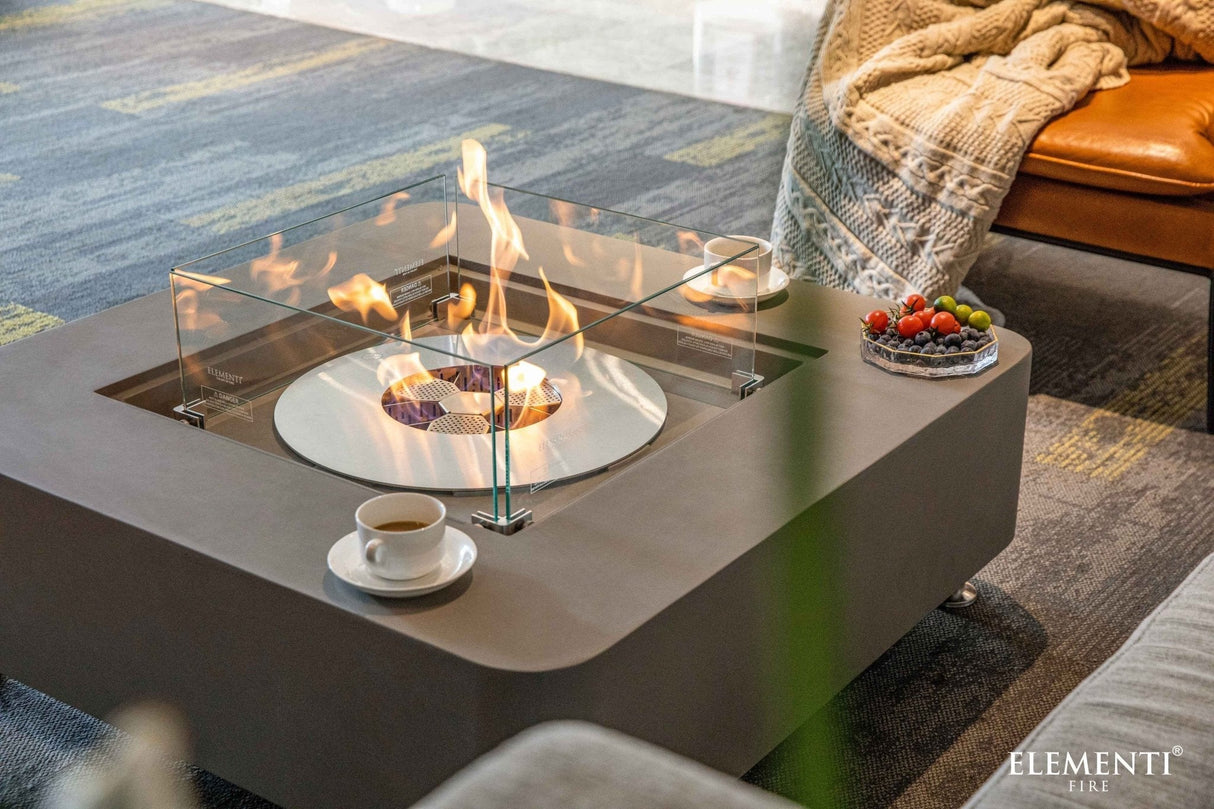 Elementi Perth Ethanol Fire Table - Viva Alfresco