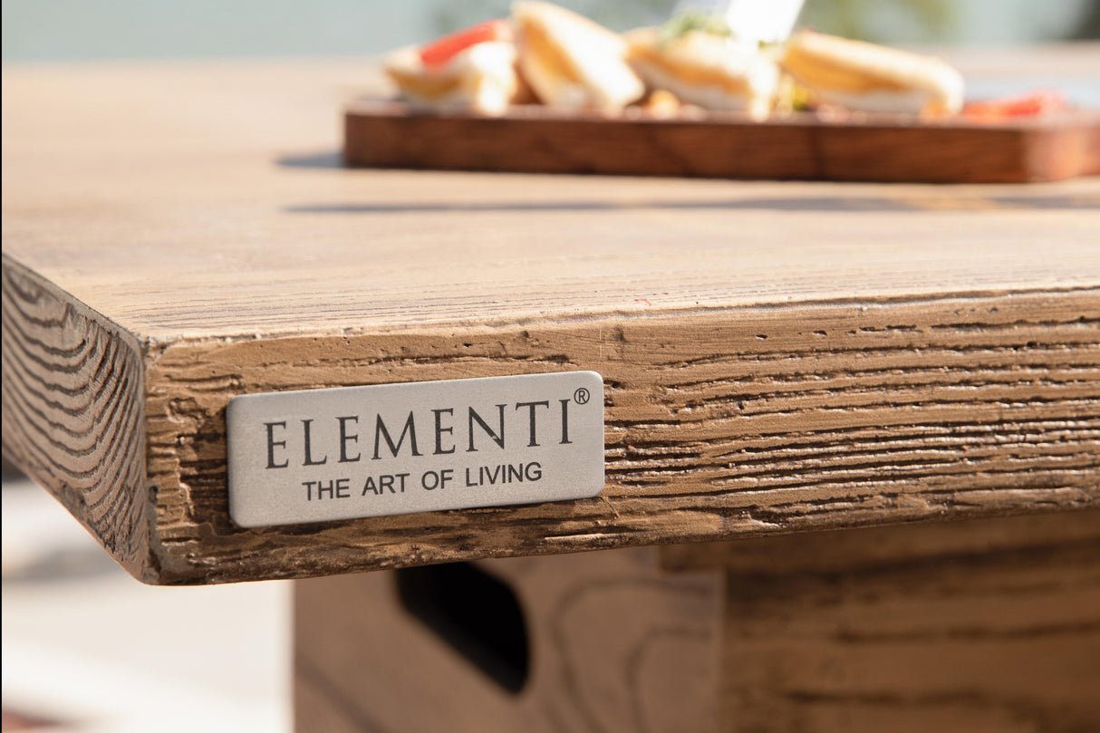 Elementi Rova Fire Pit Bar Table - Viva Alfresco