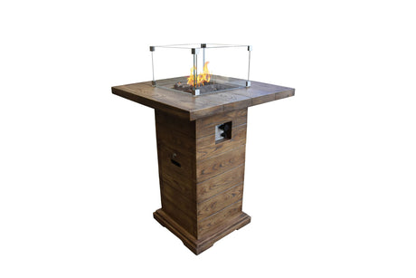 Elementi Rova Fire Pit Bar Table - Grand Alfresco