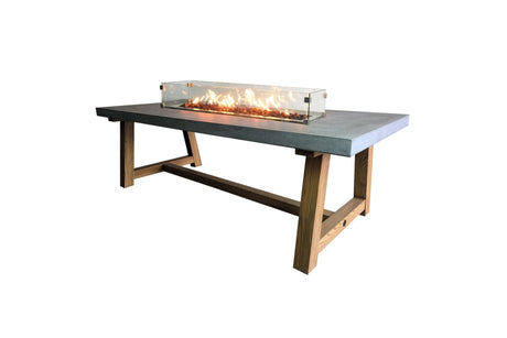 Elementi Sonoma Dining Fire Pit Table - Viva Alfresco