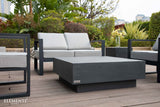 Elementi Tevere 40“ Square Concrete Coffee Table Large - Viva Alfresco