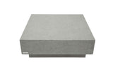 Elementi Tevere 40“ Square Concrete Coffee Table Large - Viva Alfresco