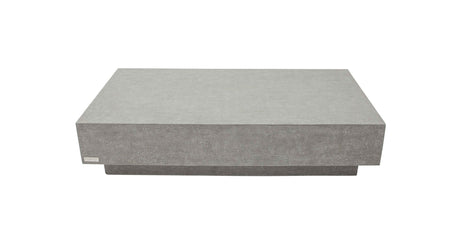 Elementi Tevere L60" Rectangular Concrete Coffee Table - Viva Alfresco