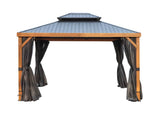 Gazebo Penguin Polyester Privacy curtains for Dunham and Yosemite - Viva Alfresco