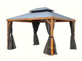 Gazebo Penguin Polyester Privacy curtains for Dunham and Yosemite - Viva Alfresco