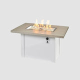 Havenwood Rectangular Gas Fire Pit Table - Viva Alfresco