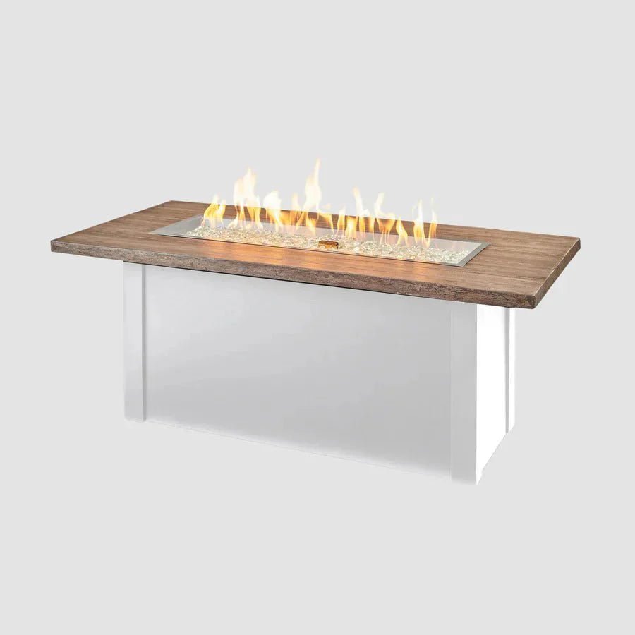 Havenwood Rectangular Gas Fire Pit Table - Viva Alfresco