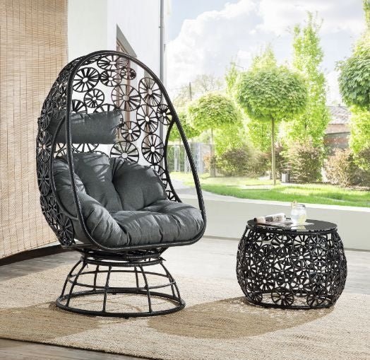 Hikre Patio Lounge Chair & Side Table - Viva Alfresco