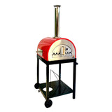 Hybrid 25" Dual Fueled Pizza Oven With Gas Attachment - Wood and Gas Powered - Viva Alfresco