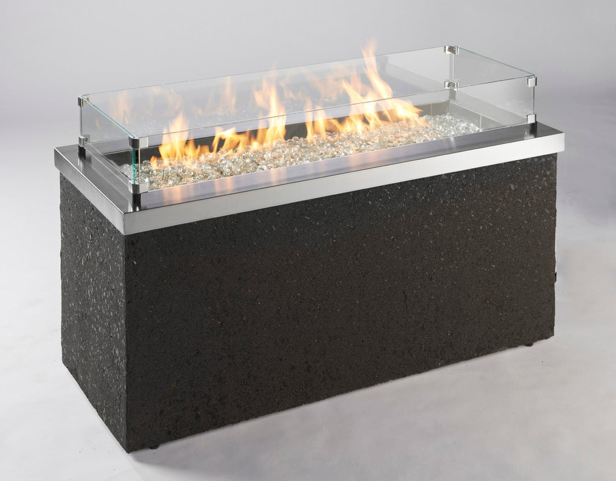 Key Largo Linear Gas Fire Pit Table - Viva Alfresco