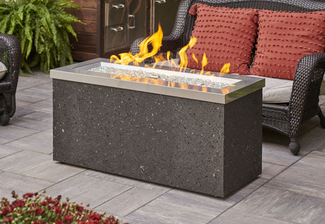 Key Largo Linear Gas Fire Pit Table - Viva Alfresco