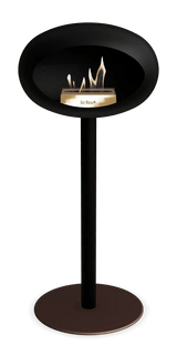 Le Feu - Dome Black Ground Steel High Pole - Fireplace - Viva Alfresco