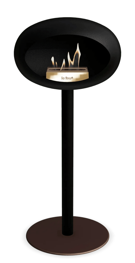 Le Feu - Dome Black Ground Steel High Pole - Fireplace - Viva Alfresco