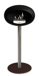 Le Feu - Dome Black Ground Steel High Pole - Fireplace - Viva Alfresco