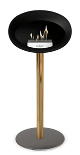 Le Feu - Dome Black Ground Steel High Pole - Fireplace - Viva Alfresco