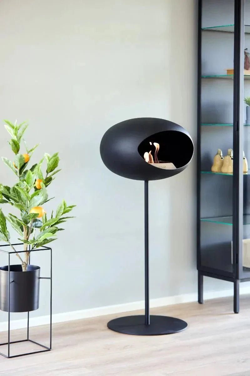 Le Feu - Dome Black Ground Steel High Pole - Fireplace - Viva Alfresco