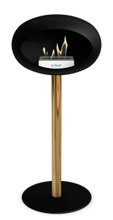 Le Feu - Dome Black Ground Steel High Pole - Fireplace - Viva Alfresco