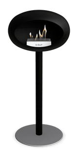 Le Feu - Dome Black Ground Steel High Pole - Fireplace - Viva Alfresco