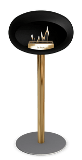 Le Feu - Dome Black Ground Steel High Pole - Fireplace - Viva Alfresco