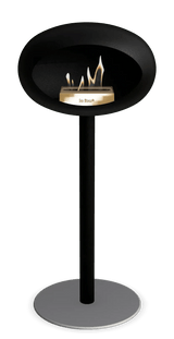 Le Feu - Dome Black Ground Steel High Pole - Fireplace - Viva Alfresco