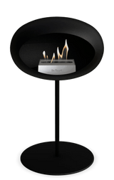 Le Feu - Dome Black Ground Steel Low Pole - Fireplace - Viva Alfresco