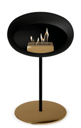 Le Feu - Dome Black Ground Steel Low Pole - Fireplace - Viva Alfresco