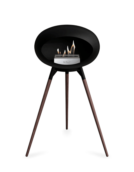 Le Feu - Dome Black Ground Wood High - Fireplace - Viva Alfresco