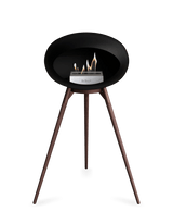 Le Feu - Dome Black Ground Wood High - Fireplace - Viva Alfresco