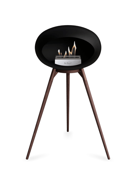 Le Feu - Dome Black Ground Wood High - Fireplace - Viva Alfresco